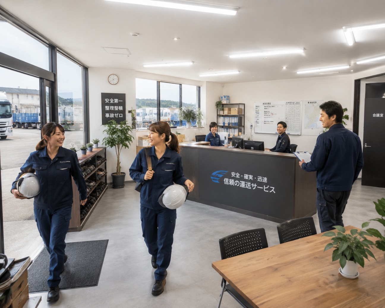 TOMITA株式会社が考案する運送会社や物流会社の内装デザインとは